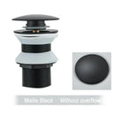 DecorBites™ Black Gold Pop Up Drain for Sink - Faucet Accessory Kit