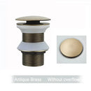 DecorBites™ Black Gold Pop Up Drain for Sink - Faucet Accessory Kit