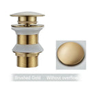 DecorBites™ Black Gold Pop Up Drain for Sink - Faucet Accessory Kit