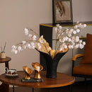 Modern black & gold resin handicrafts display vase living room decor