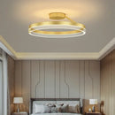 DecorBites™ Black Gold Round Chandelier: Modern Design Ceiling Lamp for Home Decoration