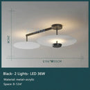 DecorBites™ Black Gold Round Chandelier with Remote Control Dimming Ceiling Lights