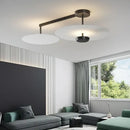 DecorBites™ Black Gold Round Chandelier with Remote Control Dimming Ceiling Lights