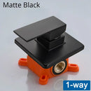 DecorBites™ Black Golden Brass Shower Mixing Valve Concealed Wall Mount Box Control