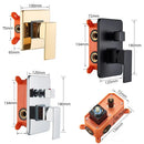 DecorBites™ Black Golden Brass Shower Mixing Valve Concealed Wall Mount Box Control