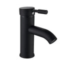 DecorBites™ Black Golden Single Handle Bathroom Basin Faucet for Deck Mount Vessel Sink