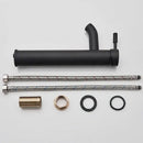 DecorBites™ Black Golden Single Handle Bathroom Basin Faucet for Deck Mount Vessel Sink