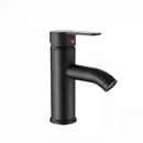 DecorBites™ Black Golden Single Handle Bathroom Basin Faucet for Deck Mount Vessel Sink