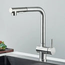 DecorBites™ Black Gourmet Kitchen Faucet with Flexible Sprayer and Dual Nozzle