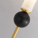 DecorBites™ Black Green Marble Wall Lamp Sconce with Copper Acrylic Lampshade
