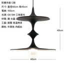 DecorBites™ Black Gyroscope Pendant Lights LED G9 Crystal Iron Art Minimalist Luxury