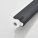 Matte black hand-held shower head bathroom water saving rainfall