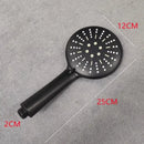 DecorBites™ Black High Pressure Handheld Shower Head for Water Saving and Bathroom Rainfall