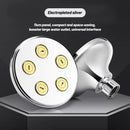 DecorBites™ Black High Pressure Mini Rainshower Shower Head for Water-saving Bath Experience