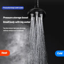 DecorBites™ Black High Pressure Mini Rainshower Shower Head for Water-saving Bath Experience