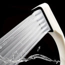 DecorBites™ Black High Pressure Rainfall Shower Head with Bracket and Water Saving Nozzle