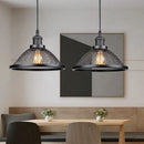 DecorBites™ Black Industrial Cage Pendant Light for Kitchen Island Dining Room