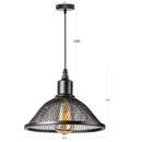 DecorBites™ Black Industrial Cage Pendant Light for Kitchen Island Dining Room