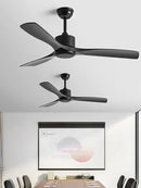 DecorBites™ Black Industrial Ceiling Fan 52Inch DC Powerful Airflow Living Room Office Commercial