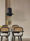 DecorBites™ Black Industrial Chandelier for Cafe Bedroom Bar Decor Hanging Lamps