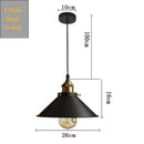 DecorBites™ Black Industrial Pendant Light for Kitchen Island Bar Farmhouse Decor