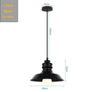 DecorBites™ Black Industrial Pendant Light for Kitchen Island Bar Farmhouse Decor