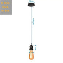 DecorBites™ Black Industrial Pendant Light for Kitchen Island Bar Farmhouse Decor