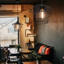 DecorBites™ Black Iron Cage Pendant Light for Kitchen Living Room Shop