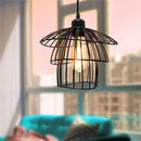 DecorBites™ Black Iron Cage Pendant Light for Kitchen Living Room Shop
