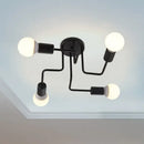 DecorBites™ Black Iron Ceiling Light for Living Room, Bedroom, Dining Room, and Kitchen