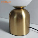 DecorBites™ Black Iron Glass Ball Table Lamps - Nordic LED Lighting Fixture for Home Decor