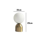 DecorBites™ Black Iron Glass Ball Table Lamps - Nordic LED Lighting Fixture for Home Decor