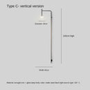 DecorBites™ Black Iron LED Long Wall Lamp for Living Room, Bedroom, Corridor - Nordic Style