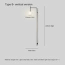 DecorBites™ Black Iron LED Long Wall Lamp for Living Room, Bedroom, Corridor - Nordic Style