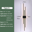 DecorBites™ Black Iron LED Wall Lamp for Living Room, Bedside, TV Background - 110v 240v