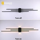 DecorBites™ Black Iron LED Wall Lamp for Living Room, Bedside, TV Background - 110v 240v