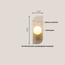 DecorBites™ Black Iron LED Wall Light Fixture Coffee Nordic Wood Switch Bedside Lamp