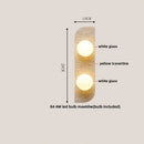 DecorBites™ Black Iron LED Wall Light Fixture Coffee Nordic Wood Switch Bedside Lamp