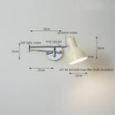 DecorBites™ Black Iron LED Wall Sconce for Home Decor - Modern Nordic Style