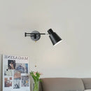 DecorBites™ Black Iron LED Wall Sconce for Home Decor - Modern Nordic Style
