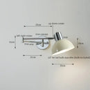 DecorBites™ Black Iron LED Wall Sconce for Home Decor - Modern Nordic Style