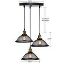 DecorBites™ Black Iron Net-Cage Pendant Light Fixture for Kitchen, Bedroom, Living Room, Restaurant