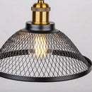 DecorBites™ Black Iron Net-Cage Pendant Light Fixture for Kitchen, Bedroom, Living Room, Restaurant