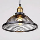 DecorBites™ Black Iron Net-Cage Pendant Light Fixture for Kitchen, Bedroom, Living Room, Restaurant