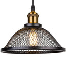 DecorBites™ Black Iron Net-Cage Pendant Light Fixture for Kitchen, Bedroom, Living Room, Restaurant