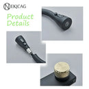 DecorBites™ Black Kitchen Faucet: Flexible Pull Out 3 Nozzle Mixer Tap