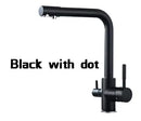 DecorBites™ Black Kitchen Faucet Mixer Tap 360° Rotation Water Features