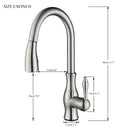 DecorBites™ Black Kitchen Faucet: Single Handle Hot & Cold Mixer with 360 Rotation