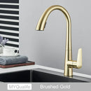 DecorBites™ Black Kitchen Faucet Single Handle Pull Out Hot Cold Water Mixer Tap