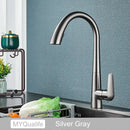 DecorBites™ Black Kitchen Faucet Single Handle Pull Out Hot Cold Water Mixer Tap